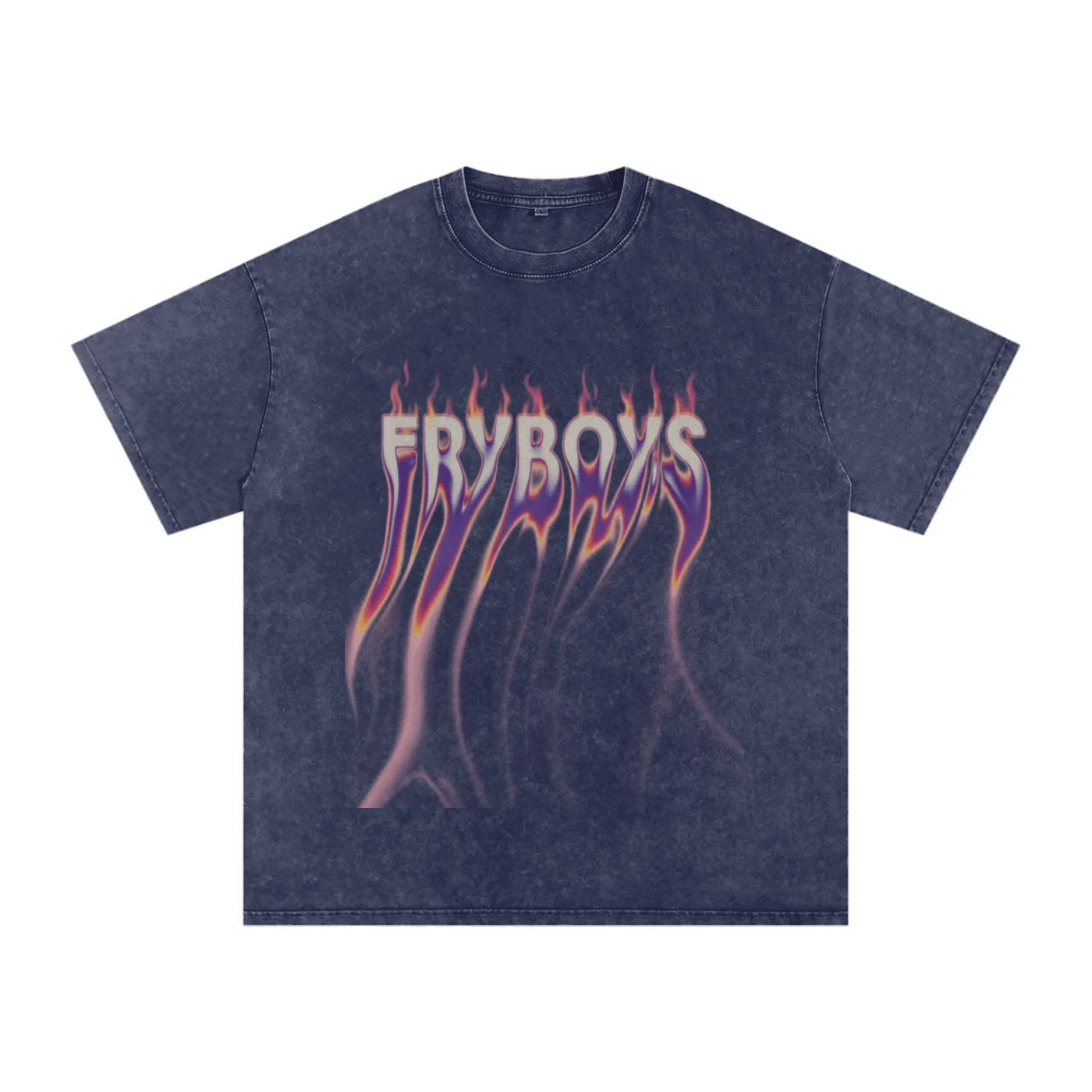 Fryboys Snow Washed Oversized Cotton T-Shirt