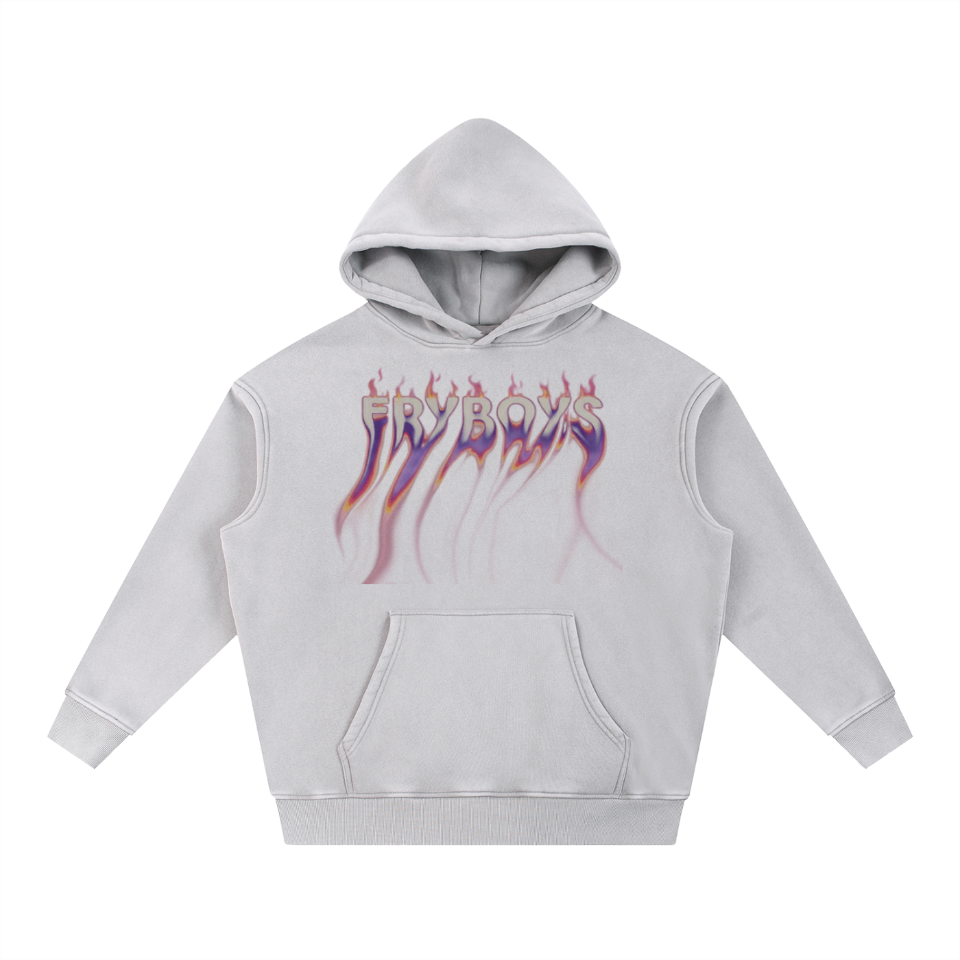 Fryboys Snow Wash Fleece Oversize Hoodie