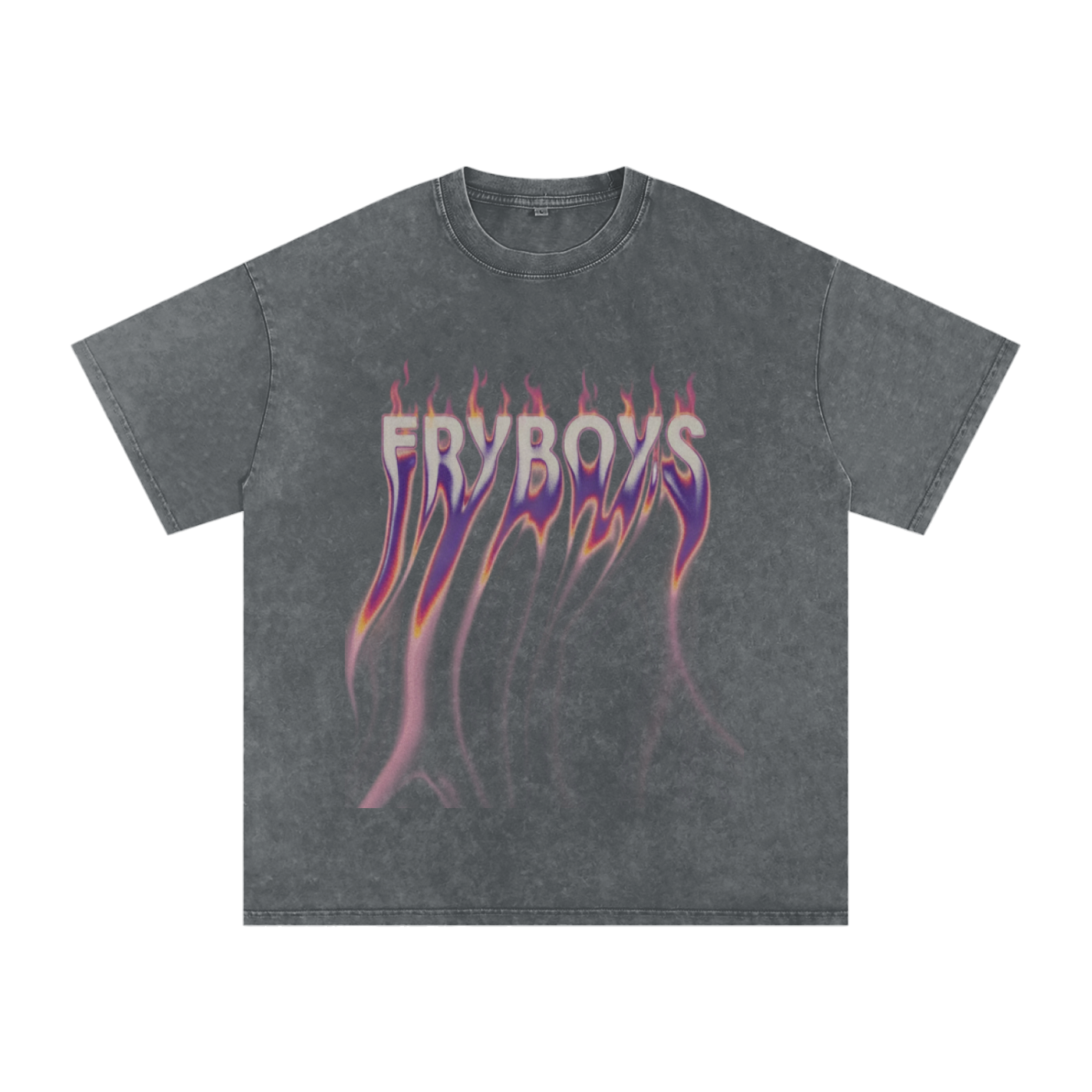 Fryboys Snow Washed Oversized Cotton T-Shirt
