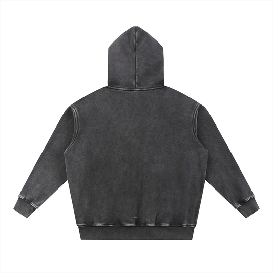 Fryboys Snow Wash Fleece Oversize Hoodie